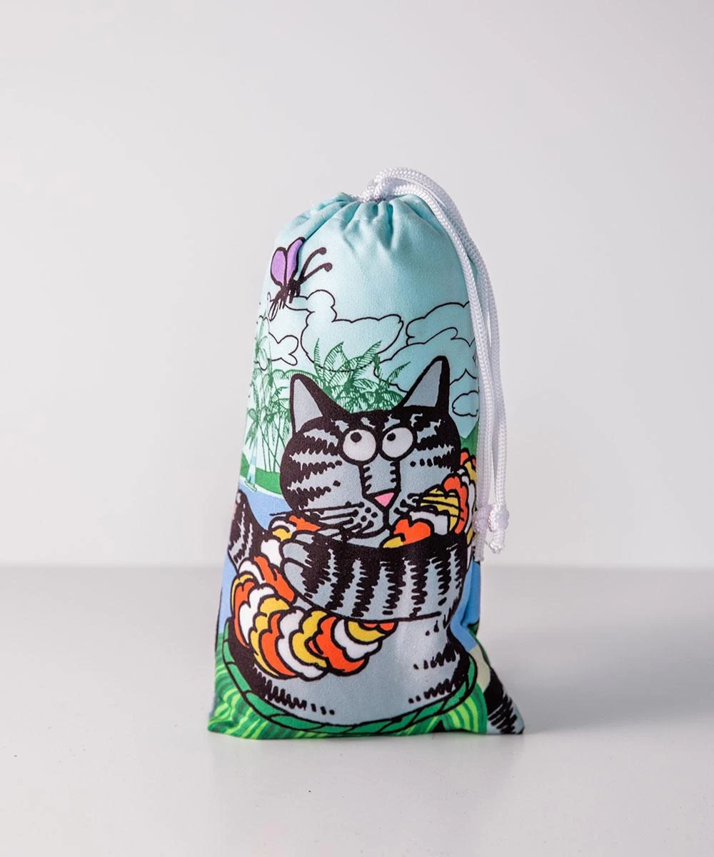 B. Kliban Hula Cat - Microfiber Beach Towel - Image 2