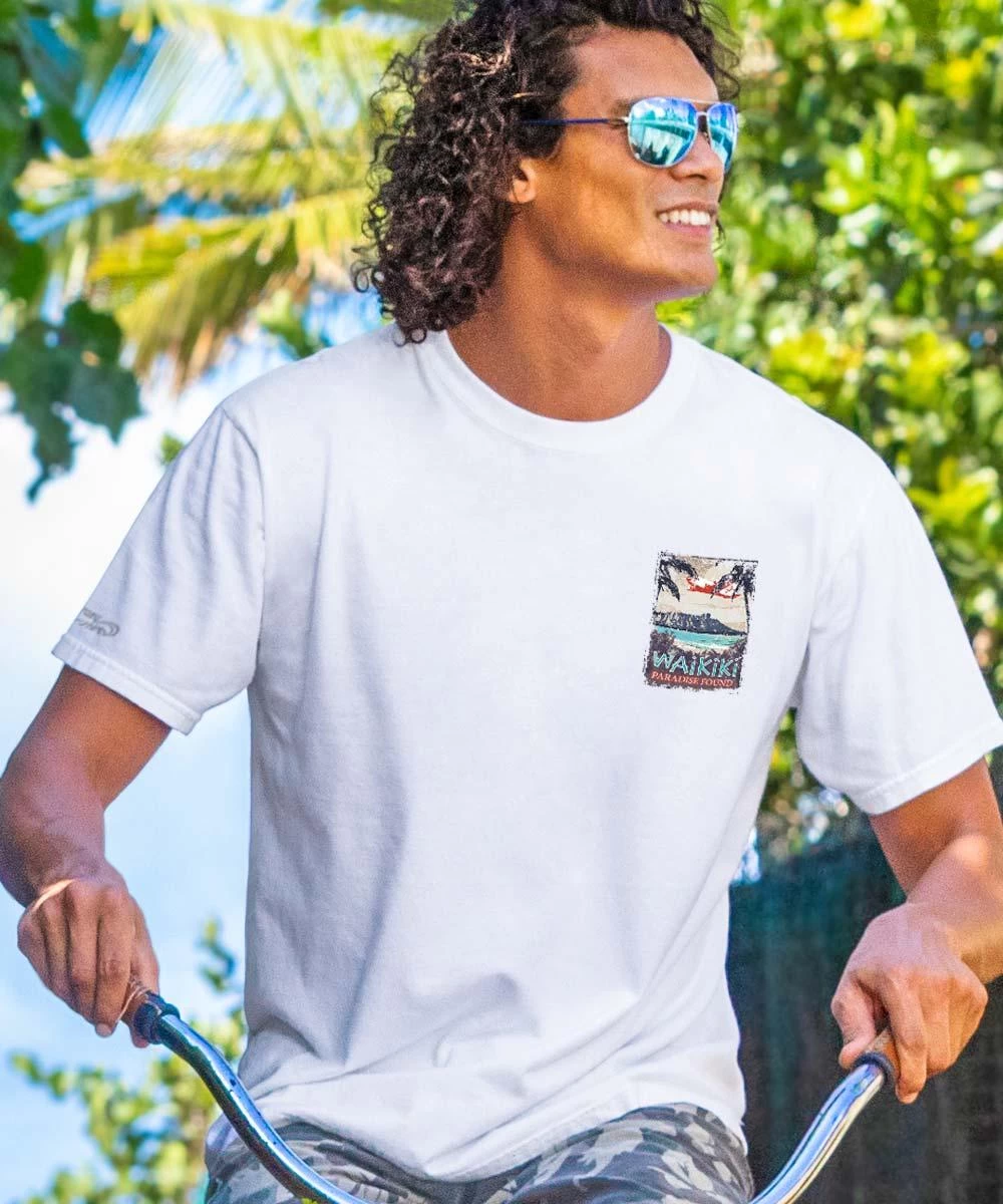 Paradise Found - White Short Sleeve Crewneck T-Shirt - Image 2