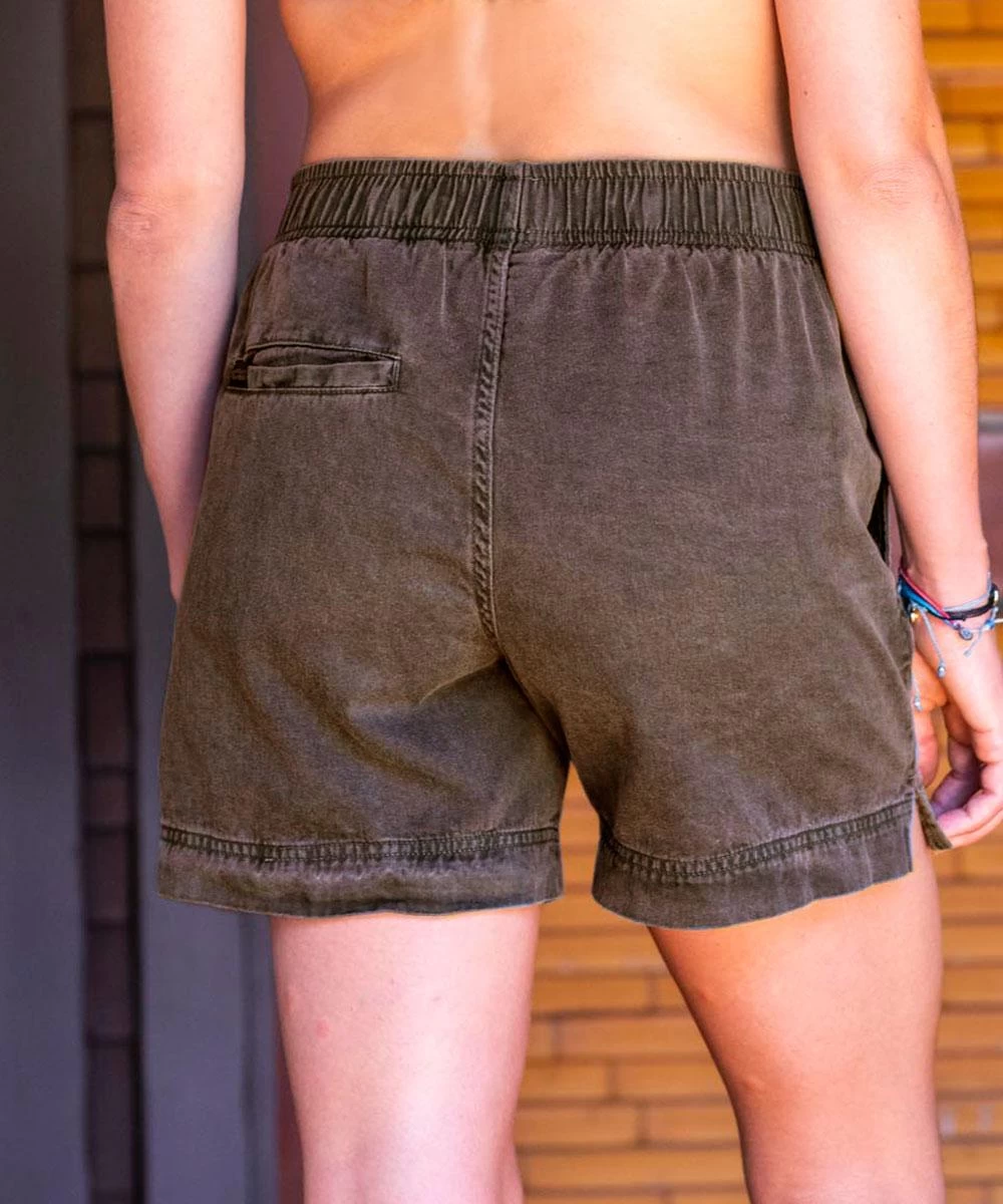 Root Beer Dyed Shoreline Twill Shorts - Image 2