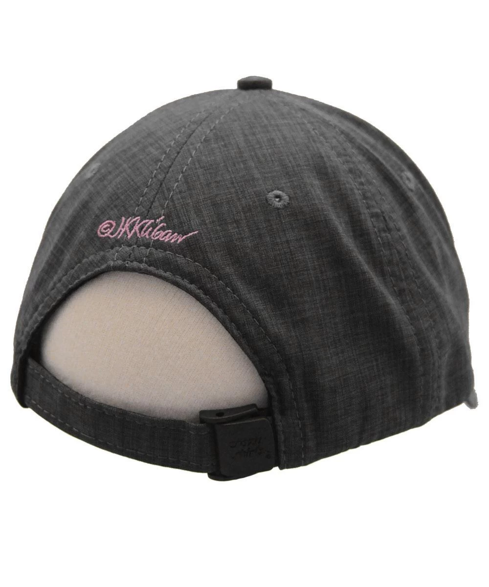 B. Kliban Yoga Cat - Charcoal Polyester Hat - Image 2