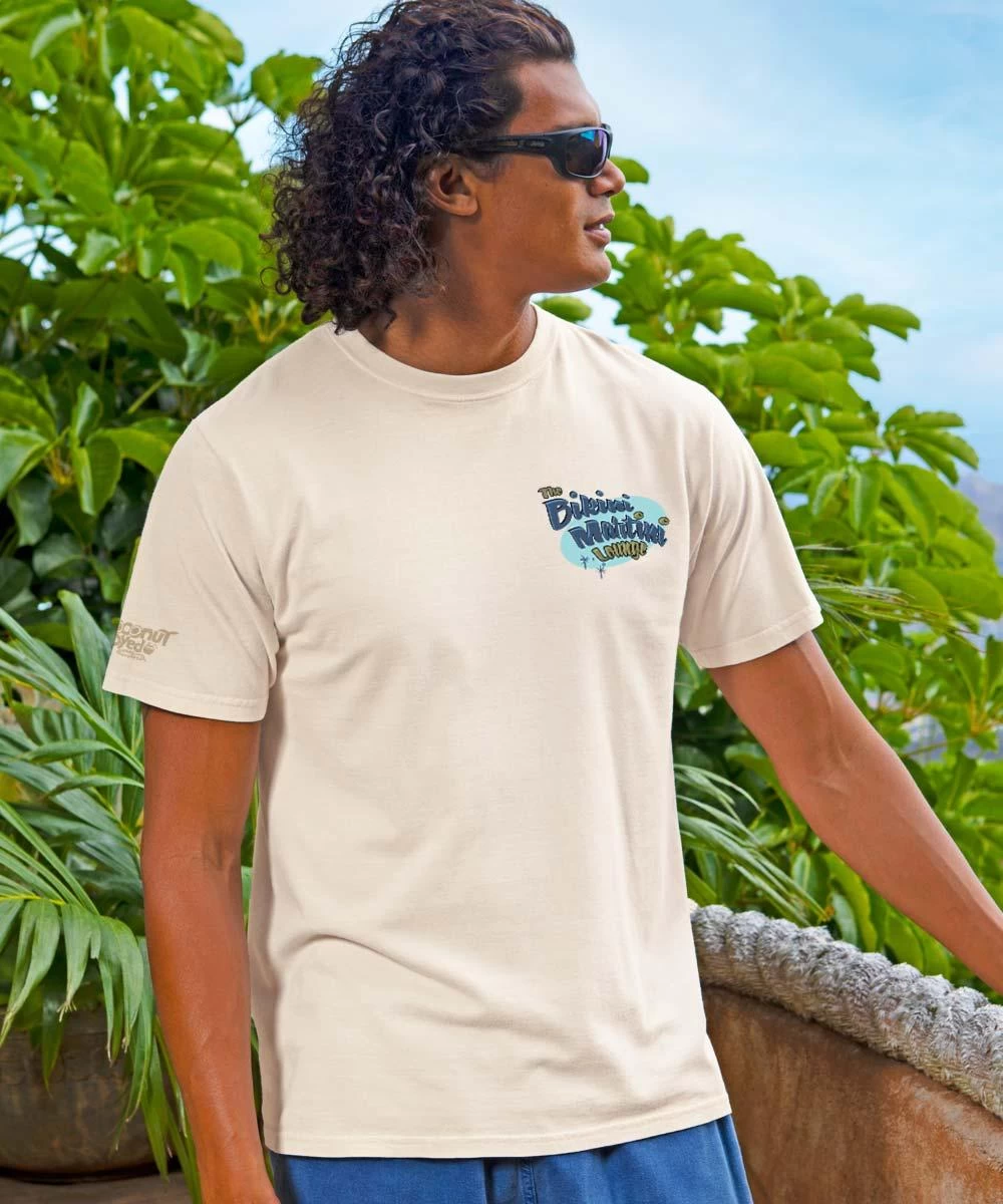 Bikini Martini - Coconut Dyed Short Sleeve Crewneck T-Shirt - Image 2