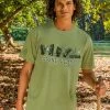Stone Heads - Hemp Dyed Short Sleeve Crewneck T-Shirt