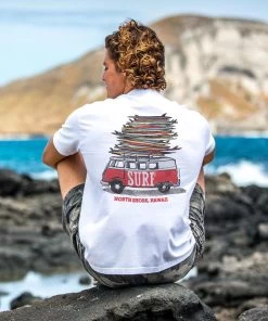 Volkswagen Surfmobile - White Short Sleeve Crewneck T-Shirt