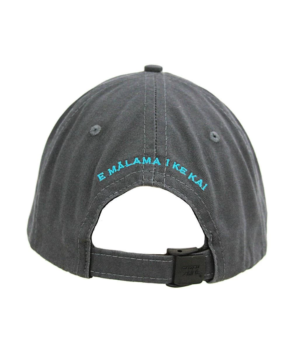 Blue Hawaii Dive - Charcoal Twill Hat - Image 2