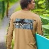 Kalani Ekahi - Kona Coffee Dyed Long Sleeve Crewneck T-Shirt