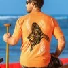 Shark Wave - Apricot Dyed Short Sleeve Crewneck T-Shirt