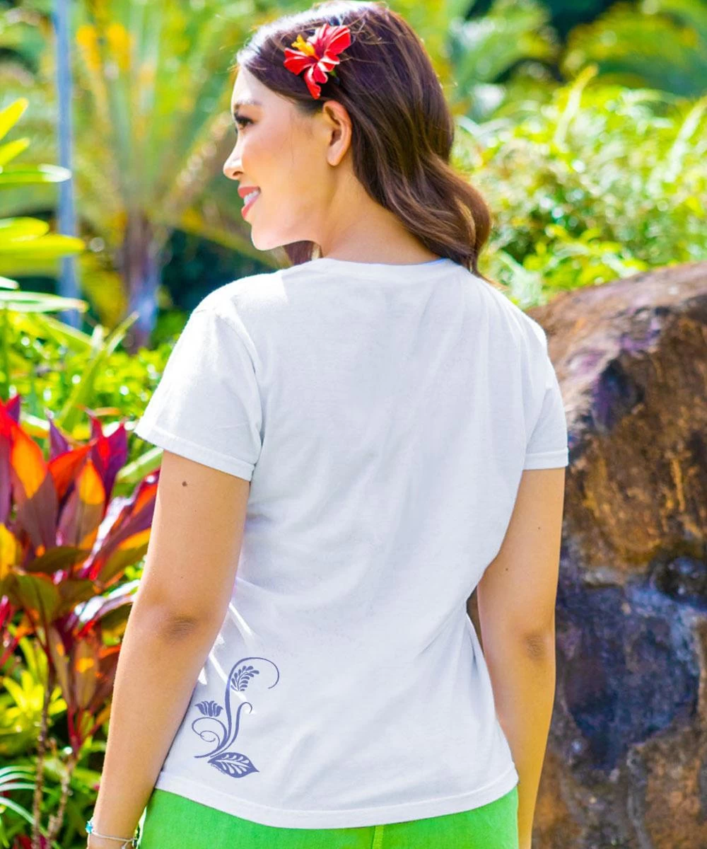 Frolic - White Short Sleeve Crewneck T-Shirt - Image 2
