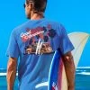 Good Vibrations - Blue Hawaii Dyed Short Sleeve Crewneck T-Shirt