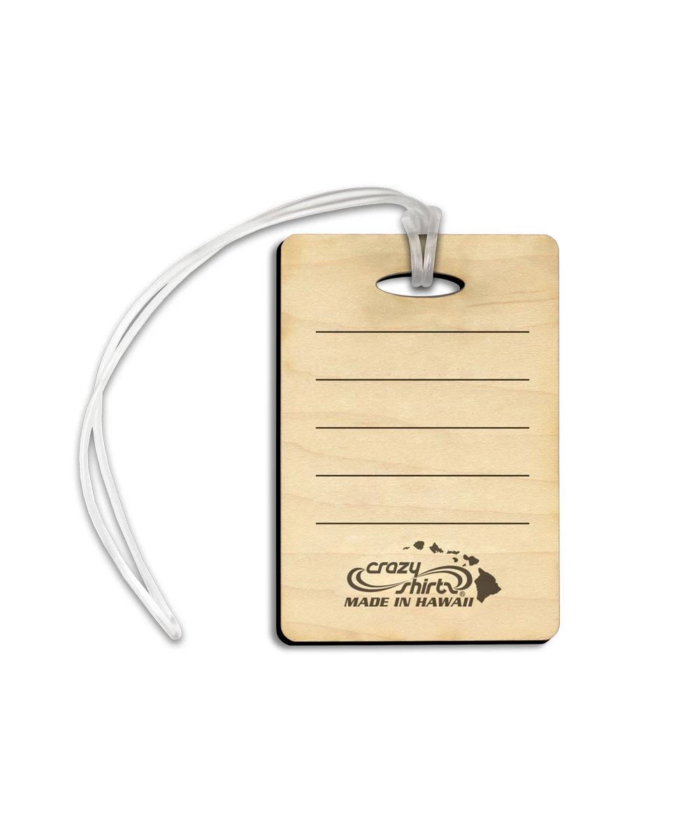 B. Kliban Malama Cat - Maplewood Luggage Tag - Image 2