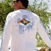 Diamond Humu - White Long Sleeve Crewneck T-Shirt