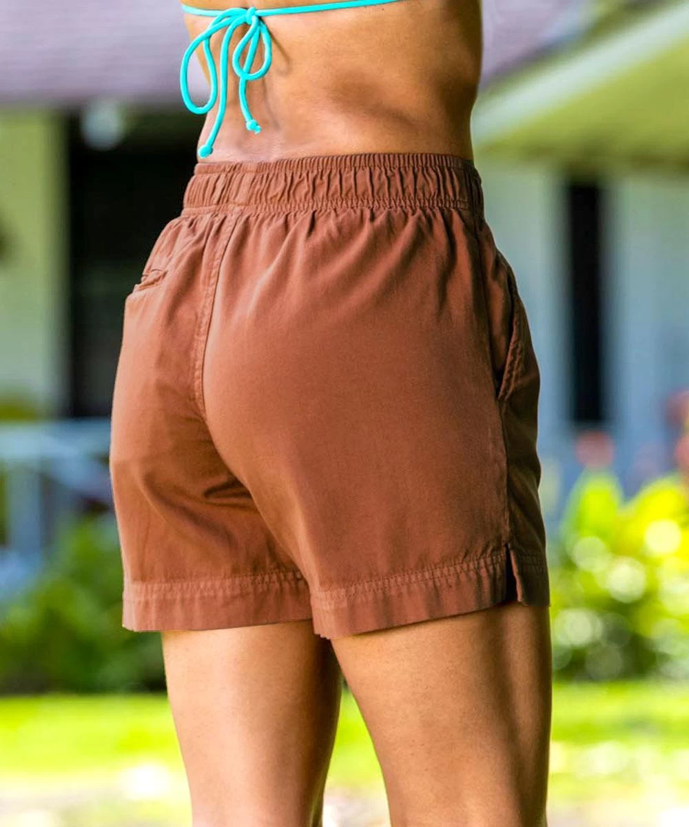 Cinnamon Dyed Shoreline Twill Shorts - Image 2