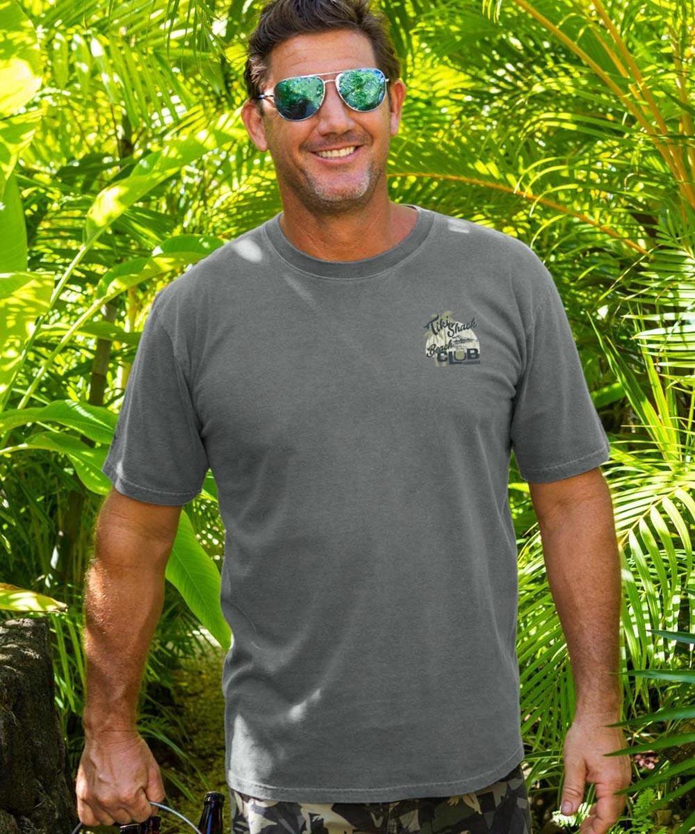 Tiki Shack Beach Club - Crater Dyed® Short Sleeve Crewneck T-Shirt - Image 2