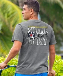 Pearl Harbor Aviation Museum Swamp Ghost - Crater Dyed® Short Sleeve Crewneck T-Shirt