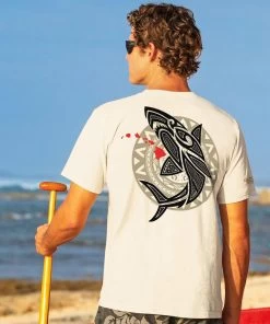 Mano Island Spirit - Coconut Dyed Short Sleeve Crewneck T-Shirt