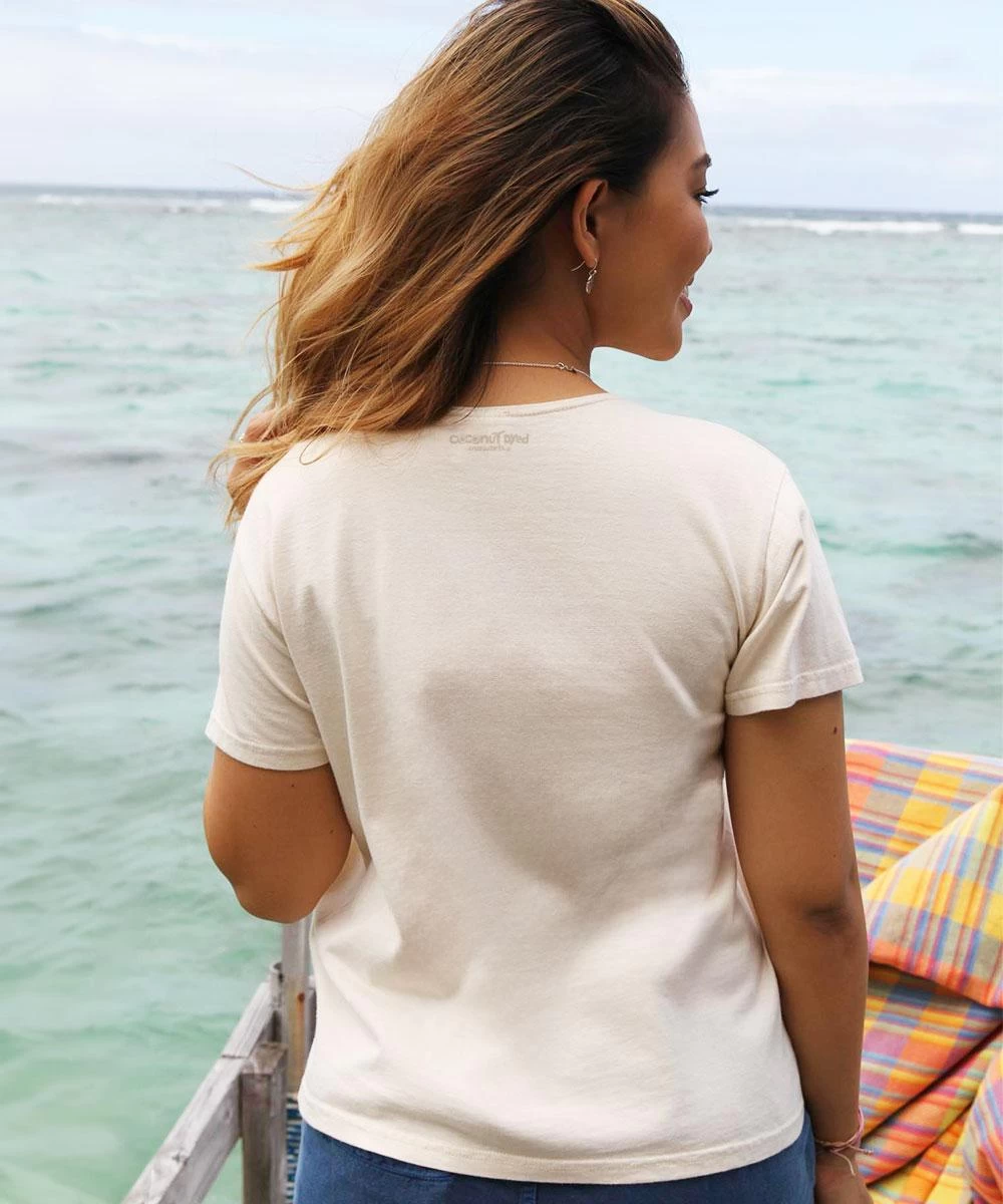 Sweet Lahaina - Coconut Dyed Short Sleeve Scoop Neck T-Shirt - Image 2