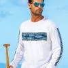 Tuna Wrap - White Long Sleeve Crewneck T-Shirt