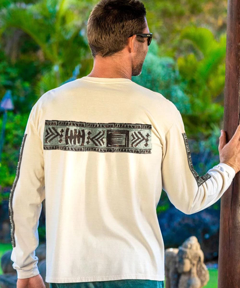 Kai Hee Nalu - Coconut Dyed Long Sleeve Crewneck T-Shirt - Image 2