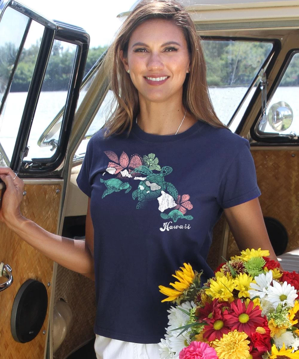 Island Honus - Navy Short Sleeve Crewneck T-Shirt