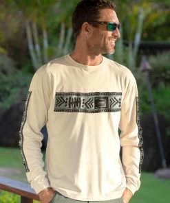 Kai Hee Nalu - Coconut Dyed Long Sleeve Crewneck T-Shirt