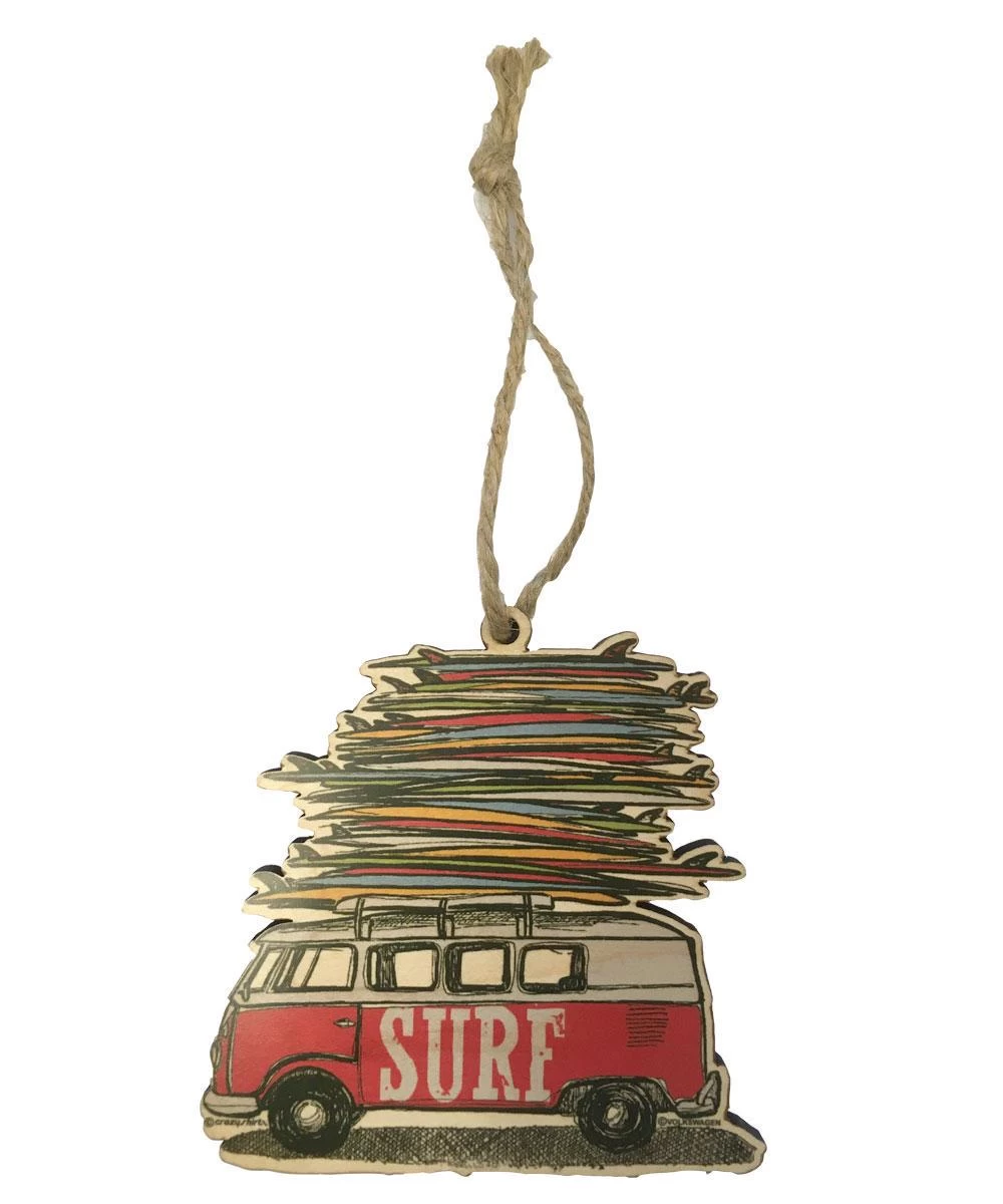 Volkswagen Surfmobile - Maplewood Ornament