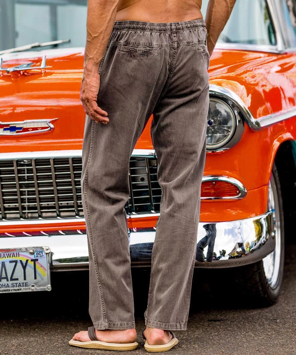 Root Beer Dyed Twill Pants - Image 2